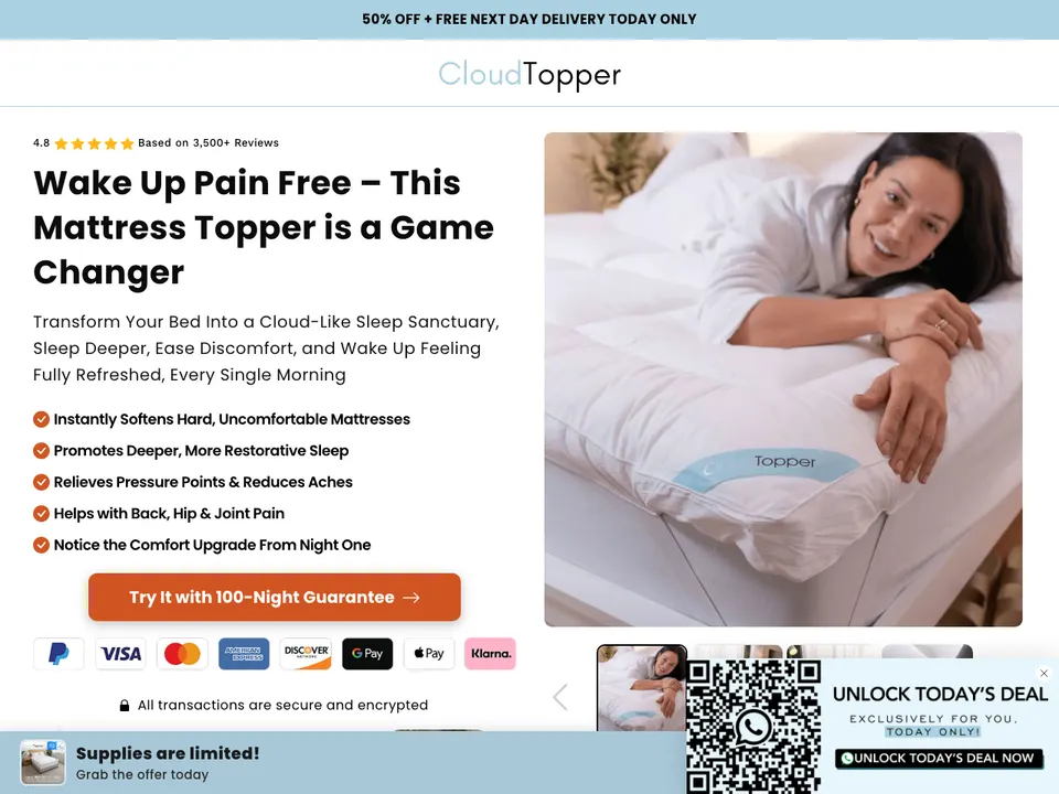 CloudTopper page we built